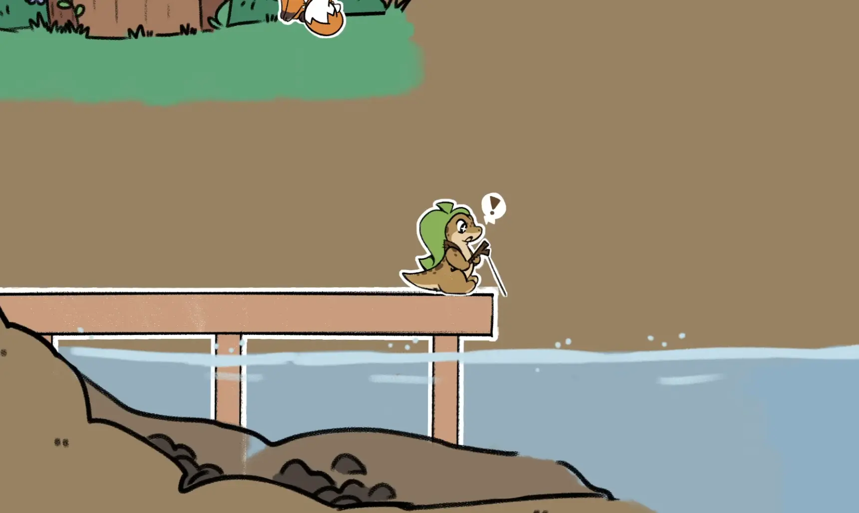Background Art Example 2 - Fishing Background - Ray Parker