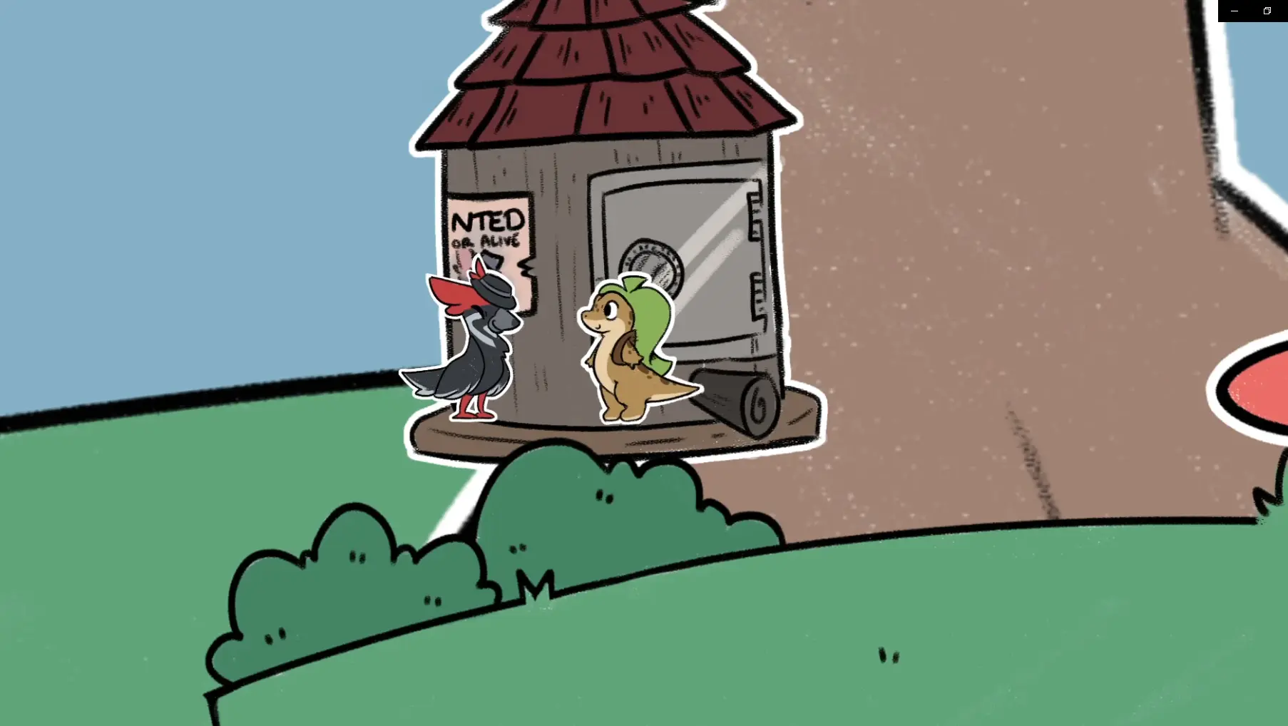 Background Art Example 1 - Locked Safe Birdhouse - Ray Parker